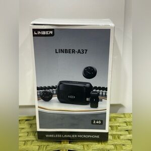 LINBER A37 Wireless Lavalier Microphone / Black NEW